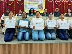 Best Green club warrior certificate 