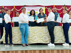 First prize in video making competition (save water)