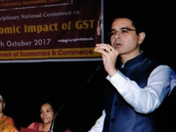National conference on Socio economic impact on GST 7-10-2017